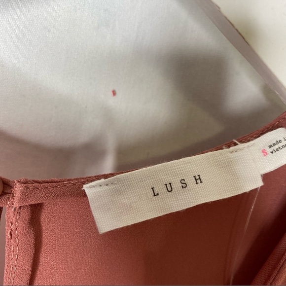 Lush Elly Wrap Dress Withered Rose - Picture 10 of 13